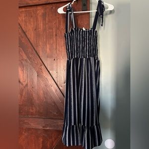 Navy pink, blush dress – large